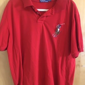 Polo Ralph Lauren short sleeve shirt collar button down xl